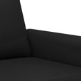thumbnail image 4 of vidaXL Canapé 2 Places Noir 120 cm Similicuir, 4 of 5