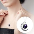 thumbnail image 2 of 12 Constellation Half Moon Zodiac Sign Astrology Horoscope Pendant Necklace, 2 of 10