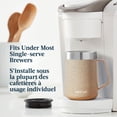 thumbnail image 4 of Tasse en acier inoxydable Contigo Streeterville avec couvercle anti-éclaboussures, 414 ml (14 oz), gobelet isotherme avec poignée pour café et thé, sucre roux, 4 of 6
