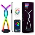 thumbnail image 1 of Smart Bedroom Bedside Lamp Tabletop Desk Lamp with APP and Remote Control Versatile Lighting Solution for Home and Office, 1 of 9