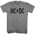 thumbnail image 1 of AC/DC Dark Logo Graphite Heather Adult T-Shirt L, 1 of 2