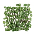 thumbnail image 1 of Garden Fence Trellis Privacy Screening Panel Indoor Backyard Decor Ornament Begonia Leaves, 1 of 8