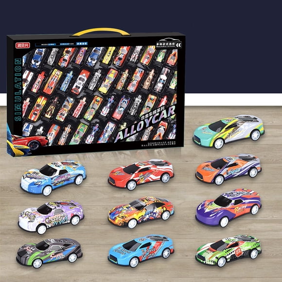 Kidstoy Infant Toys Back To Alloy Cars 24 Gift Boxed Alloy Car Set Boys Toy Car Imitation Real Model Children's Ornaments Boys Birthday Gift Newborn Toys