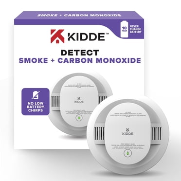 Kidde Combination Alarm ( Smoke and Carbon Monoxide ) 10 Year Sealed Lithium Battery