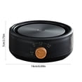 thumbnail image 3 of Summer Savings Kcavykas Flower Tea Kettle Electric Stove Multi-function Electric Heat Mini Small Electric Stove Three-stage Knob Explosion-proof Panel, 3 of 7