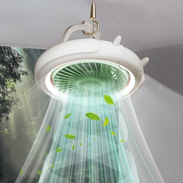 Chmadoxn Home Appliances Ceiling Fan With Lights Enclosed Low Fan Light Ceiling Light With Fan USB Rechargeable Fan Ceiling Fan