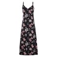 thumbnail image 4 of SMihono Robe d'Été for Grande Taille pour Femme Mode Women Été Imprimé Camisole V-Cou Sans Manches Robe, 4 of 8