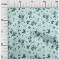 thumbnail image 2 of oneOone Velvet Sky Blue Fabric Florals Sewing Craft Projects Fabric Prints By Yard 58 Inch Wide, 2 of 4