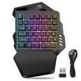thumbnail image 3 of Gaming Keyboard, One Handed Gaming Keyboard RGB Lighting  For Computer, 3 of 8