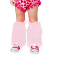 thumbnail image 1 of Faithtur Girl's Faux Fur Leg Warmers Solid Color Soft Cozy Fuzzy Boot Cuff Cover Party Costumes, 1 of 9