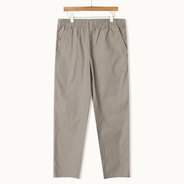 Ketyyh-chn99 Pantalon de Golf pour Hommes Mode Automne Hommes Salopettes Imprimées à Empiècements Décontractées à Poches Sport Travail Pantalon Décontracté Gris Clair,2TG