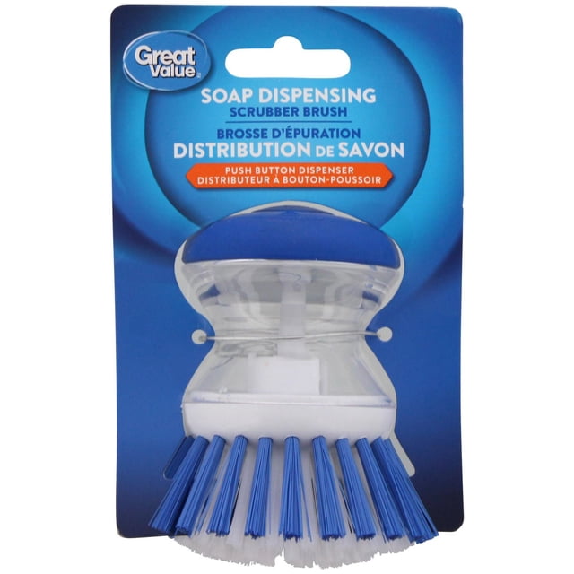 Brosse à récurer distributrice de savon Great Value