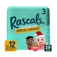 thumbnail image 1 of Rascals Premium CoComelon Holiday Print Diapers, Size 3, Convenience Pack, 29 Count, 1 of 9