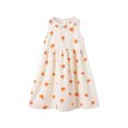 thumbnail image 2 of LOVZFMLL Fashion Girls' Summer Short Sleeve Ruffled Pockets Round-Neck Printed Dress Dress Sweet Tank Top, 2 of 2