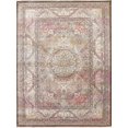 thumbnail image 1 of Ivory Geometric Distressed Oriental Turkish Area Rug, 1 of 5
