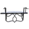 thumbnail image 5 of vidaXL Table de Balcon Suspendue Mosaïque Bleue et Blanche, 5 of 5