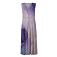 thumbnail image 5 of TJAZFJPA Robes Évasées pour Femmes Mode Printemps et Été Imprimé Sans Manches Col en V Fermeture Éclair Latérale Style Robe 2 Pcs Robes pour Femmes Manches Longues Robe Cocktail Femmes, 5 of 5