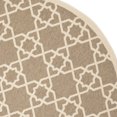 thumbnail image 2 of Safavieh Courtyard Tapis Intérieur Extérieur Marron - Rond 5 Pieds3 Pouces, 2 of 4