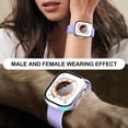 thumbnail image 5 of KOMI 2-Pack for Apple Watch Ultra/Ultra 2 49mm PC All-Around Screen Protector Case, Tempered Glass Screen Protector Case Ultra-Thin for iWatch Ultra/iWatch Ultra 2 49mm Protection Cover -Color Clear, 5 of 5