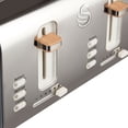 thumbnail image 3 of Swan Nordic 4 Slice Toaster - Grey, 3 of 7