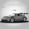 thumbnail image 1 of 1:36 Porsche 911 GT3 RS Modèle de Voiture Mini en Alliage Jouet en Métal Moulé sous Pression de Course Simulation de Sport Collection à Rétrofriction Cadeaux pour Enfants Gris Sans Boîte, 1 of 4