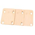 thumbnail image 1 of Electric Guitar Neck Shim Maple Wood Neck Shim Plate Spacer Instrument Replacement Accessory  For Guitar And Bass Repair, 1 of 8