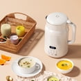 thumbnail image 4 of High Performance Food Processor Metal Plastic Material Low Noise Easy Clean 0.8L Capacity Powerful Blending for Juice Soy Milk Soups Home Kitchen Daily Use, 4 of 5
