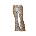 thumbnail image 2 of Pantalon Évasé Taille Haute Ajusté à Imprimé Léopard pour Femmes, 2 of 5