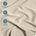 thumbnail image 2 of Bare Home Fitted Sheet - Premium 1800 Collection - Deep Pocket - Ultra-Soft Wrinkle Resistant - California King, Sand, 2 of 7
