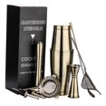 thumbnail image 2 of jifeng Prettyia Ensemble de Bar à Domicile 8 Pcs Shaker Outils de Barman en Acier Inoxydable Bronze, 2 of 7