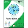 thumbnail image 1 of Smart Strips™ - Laundry Detergent Strips (38 Loads) - (UNSCENTED) Hypoallergenic, Eco Friendly, Plastic-Free and Compostable Laundry Sheets. Ultra-Concentrated Eco Strips for Sensitive Skin, 1 of 5