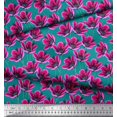 thumbnail image 2 of Soimoi Rayon Fabric Artistic Floral Print Fabric by the Yard 56 Inch Wide, 2 of 3
