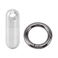 thumbnail image 2 of Stainless Steel Keychain Holder Mini Portable Organizer Compact Fob with Professional Sealing Design for Outdoor Travel Camping Emergency Pills, 2 of 7