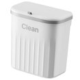 thumbnail image 2 of Lipstore Kitchen Compost Bin Trash Bin Waterproof Rubbish Container Hanging Small Trash White L, 2 of 8