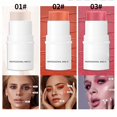 thumbnail image 4 of Blush Lazy Highlighter Rouge Pearl Stick Monochrome Velvet Texture Breathable Natural Rouge Powder Female Net Red Lasting Brighten Skin Tone, 4 of 8