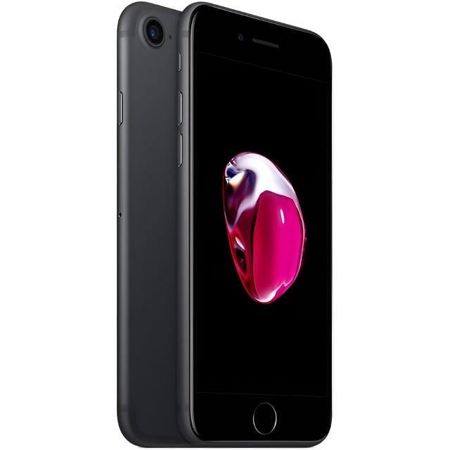 Refurbished Apple iPhone 7 - 32GB – Black – 12MP Rear & 7MP Front Camera - Fully Unlocked Smartphone - Excellent Condition