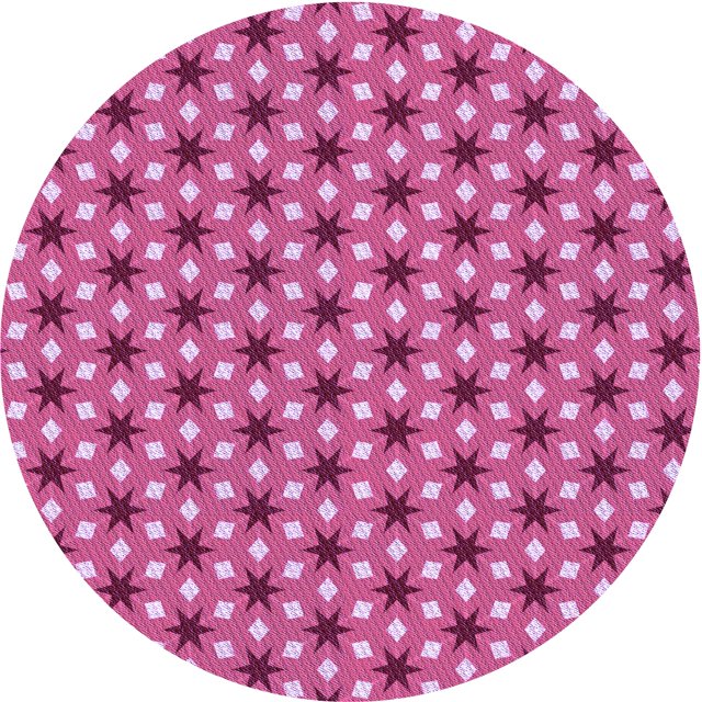 Ahgly Company Tapis d'Intérieur Lavable en Machine Carré Rouge Framboise, 3 Pieds Carré