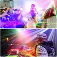 thumbnail image 3 of 1 Pce Lumières de Fête DJ Disco, 4 Faisceaux + 9led Effet 3D Multi-Mode DMX Audio, 3 of 4