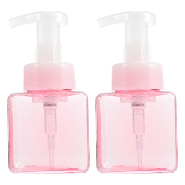 MasteelfCA 2pcs Plastic Sanitizer Bottles Make-up Containers Square Lovely Storage Bottles