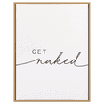 thumbnail image 1 of Bouclair Art Encadré « Get Naked » Blanc, 1 of 2