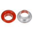 thumbnail image 4 of Unique Bargains 100PCS Grommets Eyelets 1/4 Inch (6mm) ID Hole Metal Self Backing Eyelet with Washers for Leather Orange, 4 of 7