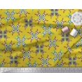 thumbnail image 3 of Soimoi Poly Georgette Fabric Tiles Moroccan Print Fabric by The Yard 42 Inch Wide, 3 of 3