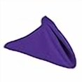 thumbnail image 2 of Linentablecloth Serviettes en Polyester 20 Pouces (1-Douzaine) Violet, 2 of 3
