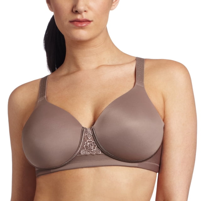 Vanity Fair Womens Beauty Back Full Figure Wirefree Bra, 38DD, Walnut
