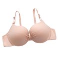 thumbnail image 1 of Womans Solid Color Comfortable Hollow Out Perspective Bra Underwear No Rims, 1 of 8
