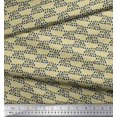 thumbnail image 2 of Soimoi Cotton Poplin Fabric Cross Sign & Triangle Geometric Fabric Prints by Yard 42 Inch Wide, 2 of 4