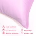 thumbnail image 3 of Unique Bargains Satin Pillowcase Zippered Silky Sateen, 3 of 9