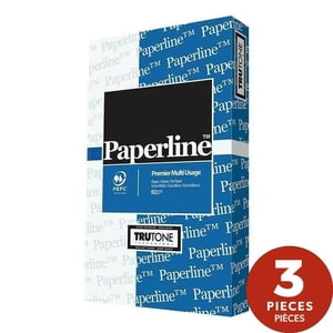 Paperline 1500 Feuilles Papier jet d'encre de bureau, 20 C'est vrai. 92 Lumineux - Lettre - 3/pack
