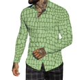 thumbnail image 3 of T-shirt à Manches Longues Col Blouse Boutonné Décontracté à Manches Longues, 3 of 6