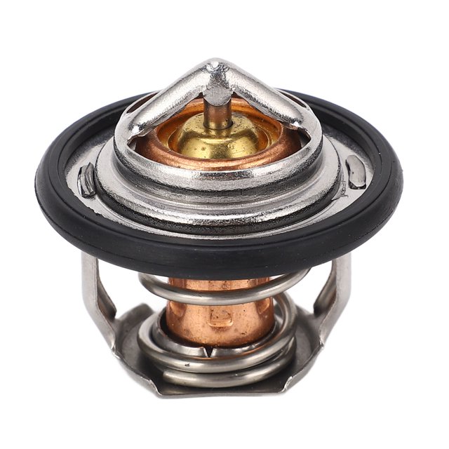 Thermostat 180F 7052496 avec Joint en O de Remplacement pour Polaris RZR Ranger Crew XP 900 570, Conçu pour la Régulation de la Température et l'Efficacité de Refroidissement du Moteur. Fabriqué en Métal et Caoutchouc Durables, Doté d'Un Mécanisme à Ressort compact et d'Un Anneau d'Étanchéité pour un Remplacement direct dans les Systèmes de Radiateur.
